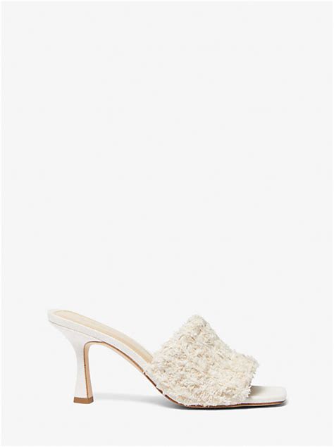 michael kors witte sandalen|michael kors tessa white sandals.